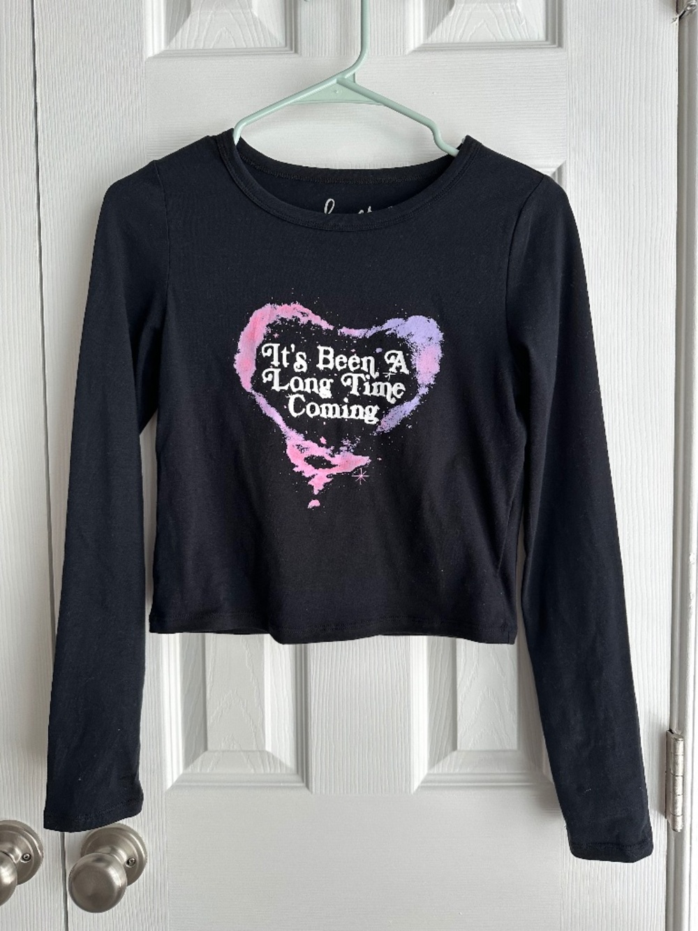 Taylor Swift Eras Tour It’s Been a Long Time Coming Cropped Baby Tee